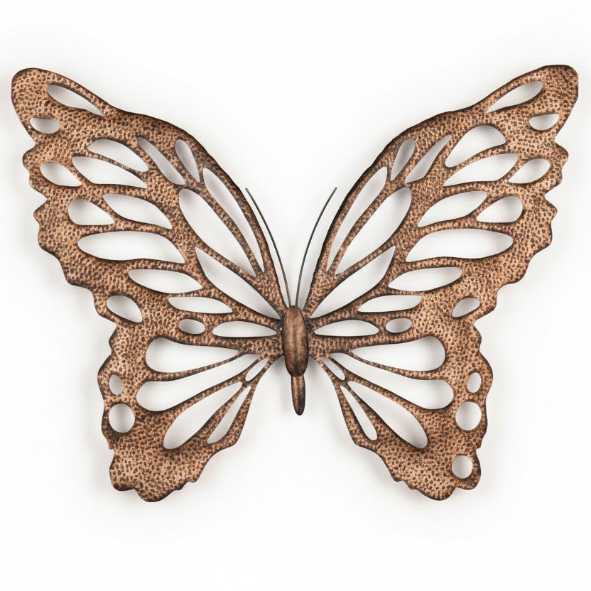COPPER BUTTERFLY WALL DECOR