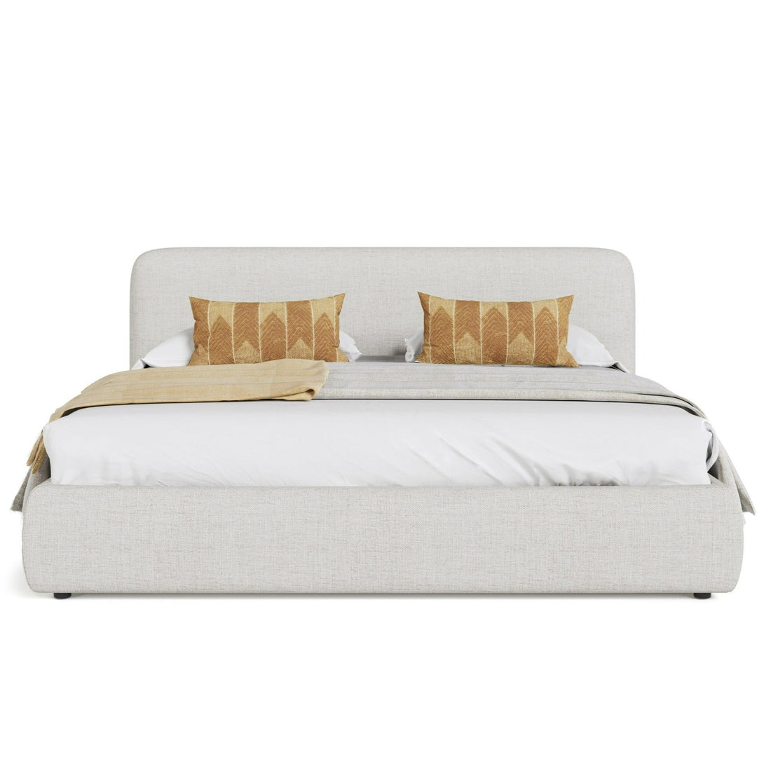 LIAM IVORY UPHOLSTERED BED