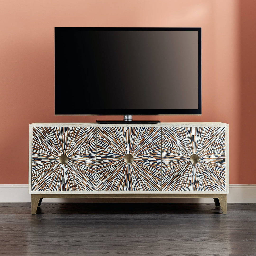 LIBERTY MOSAIC BONE INLAY CONSOLE