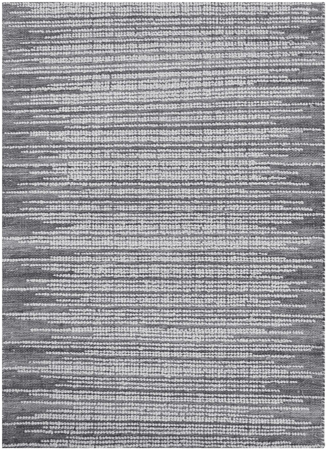 LIDA UNDYED GREY WOOL RUG