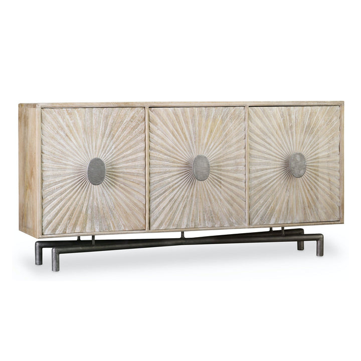 LIMA WHITE WASH MEDIA CREDENZA