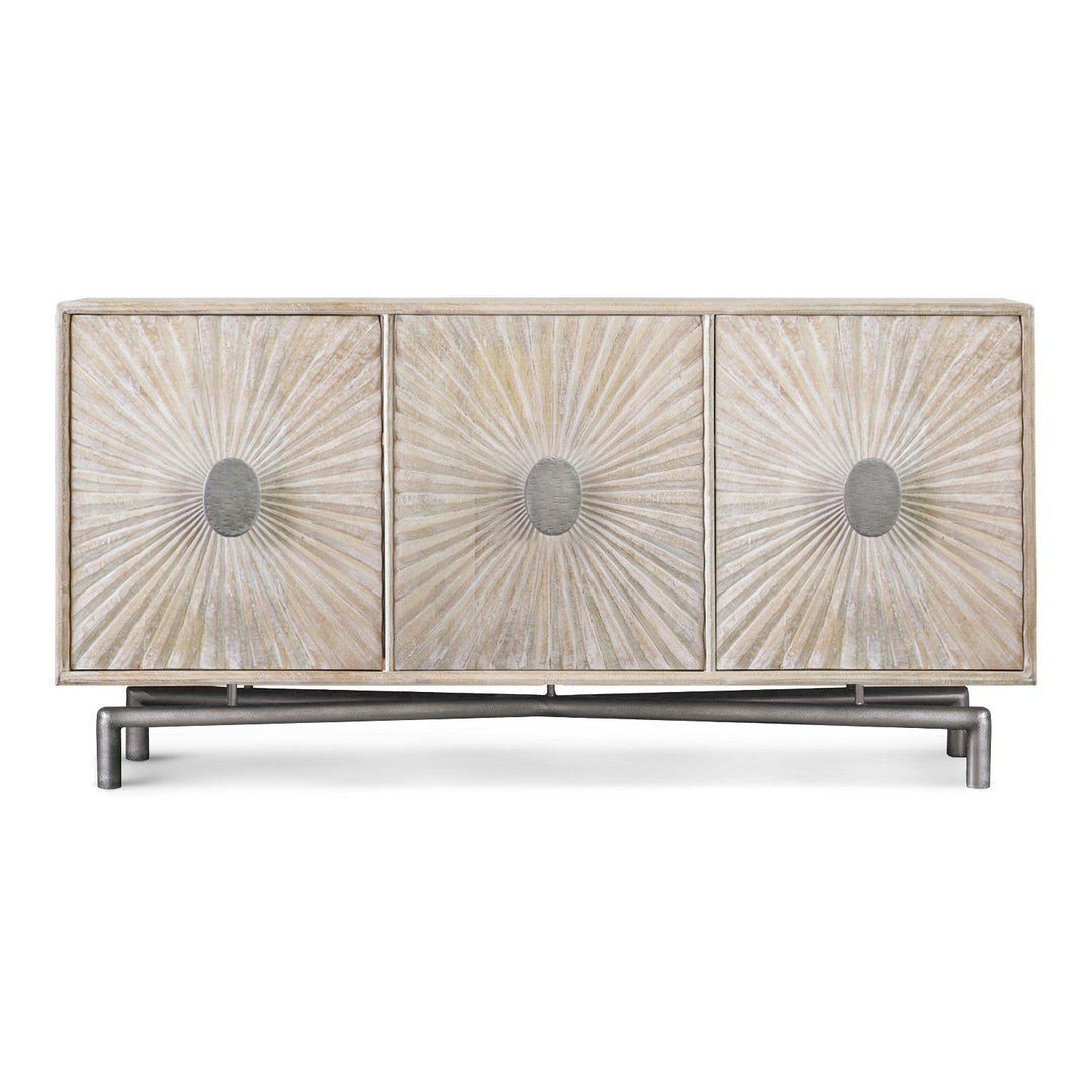 LIMA WHITE WASH MEDIA CREDENZA