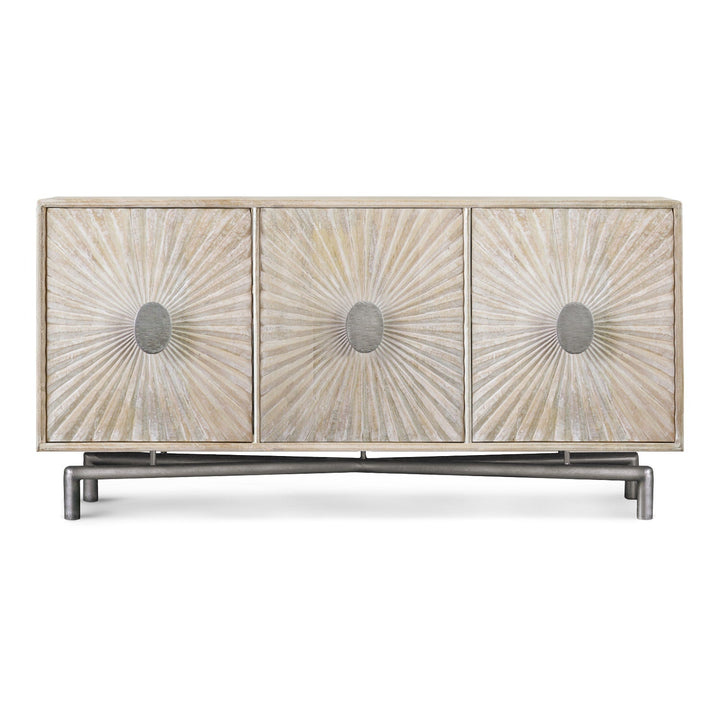 LIMA WHITE WASH MEDIA CREDENZA