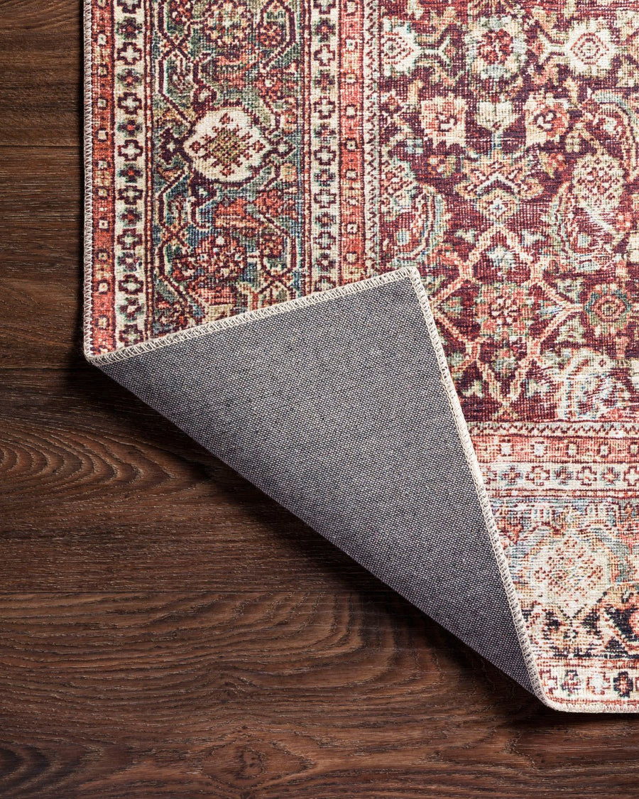 LINLEY VINTAGE PRINT FLAT RUG: CINNAMON