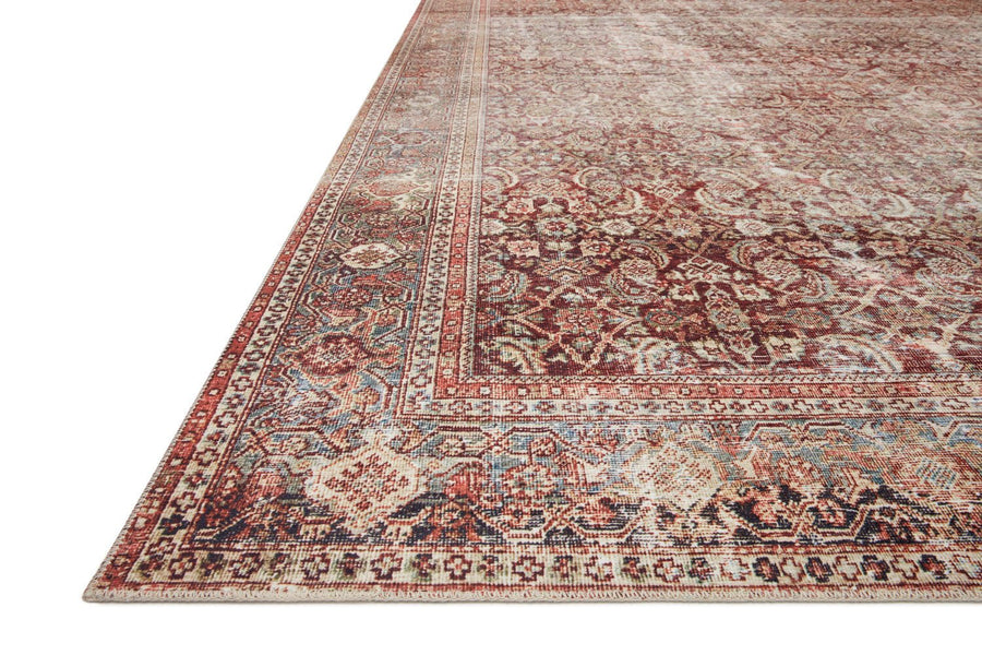 LINLEY VINTAGE PRINT FLAT RUG: CINNAMON