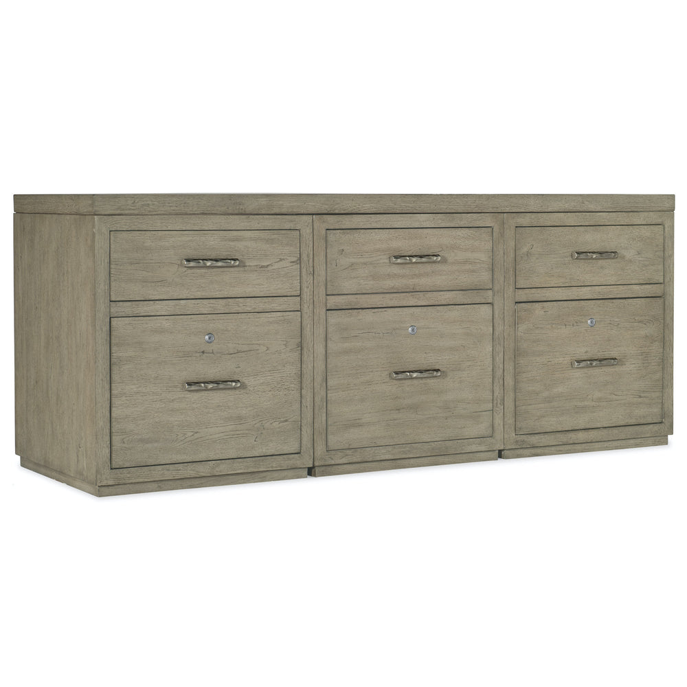 LINVILLE FALLS 72" CREDENZA W/ 3 SMALL FILES