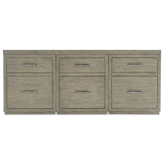 LINVILLE FALLS 72" CREDENZA W/ 3 SMALL FILES