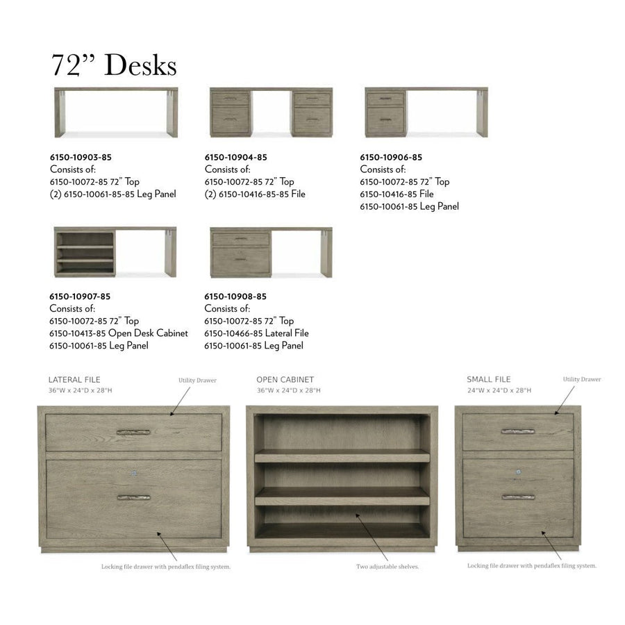 LINVILLE FALLS 72" DESK