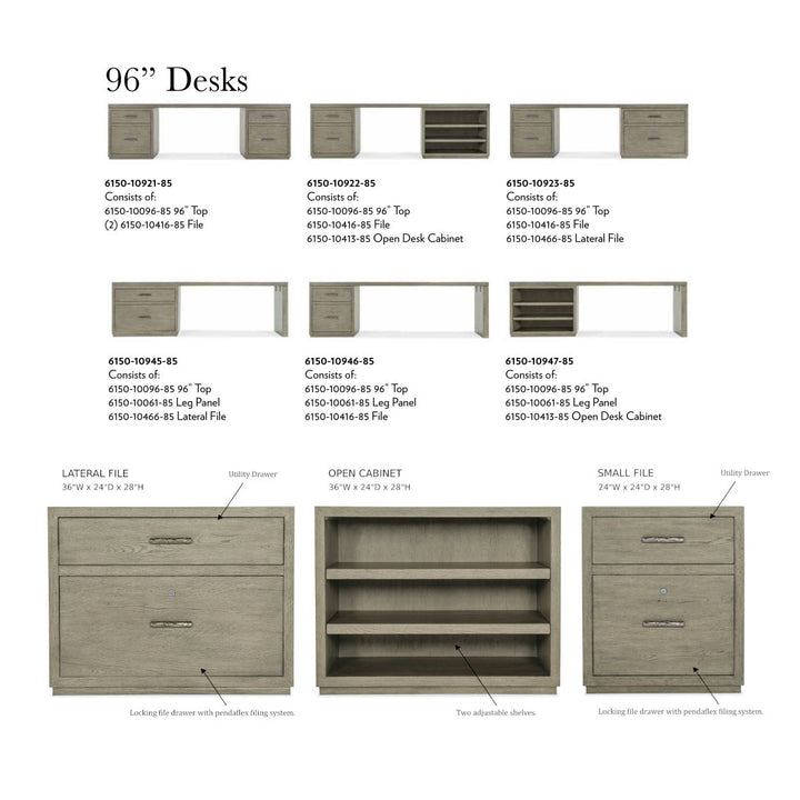 LINVILLE FALLS 96" DESK