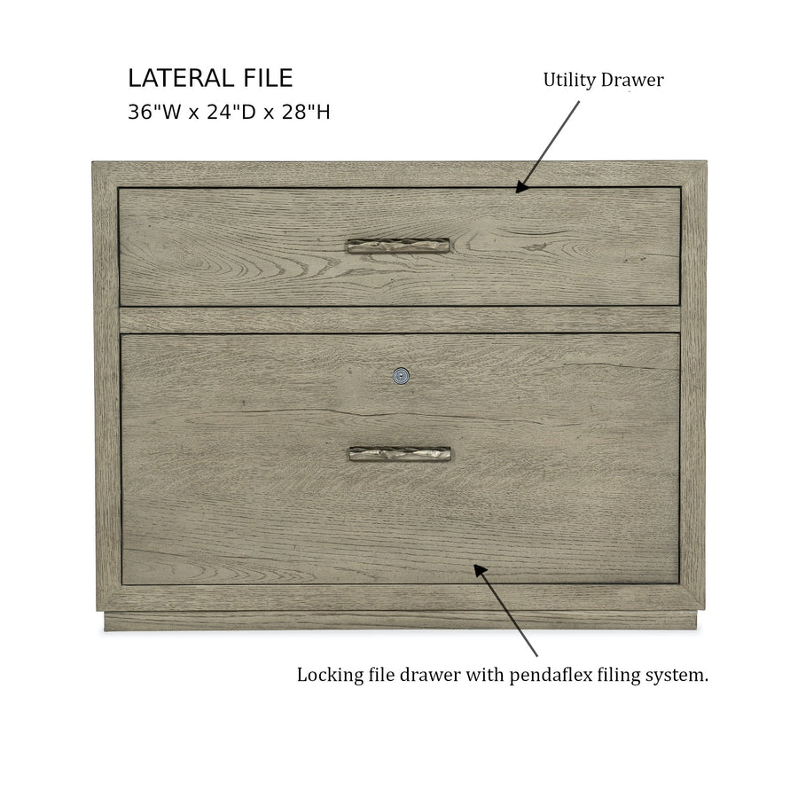 LINVILLE FALLS 96" OPEN LEG DESK - CREDENZA