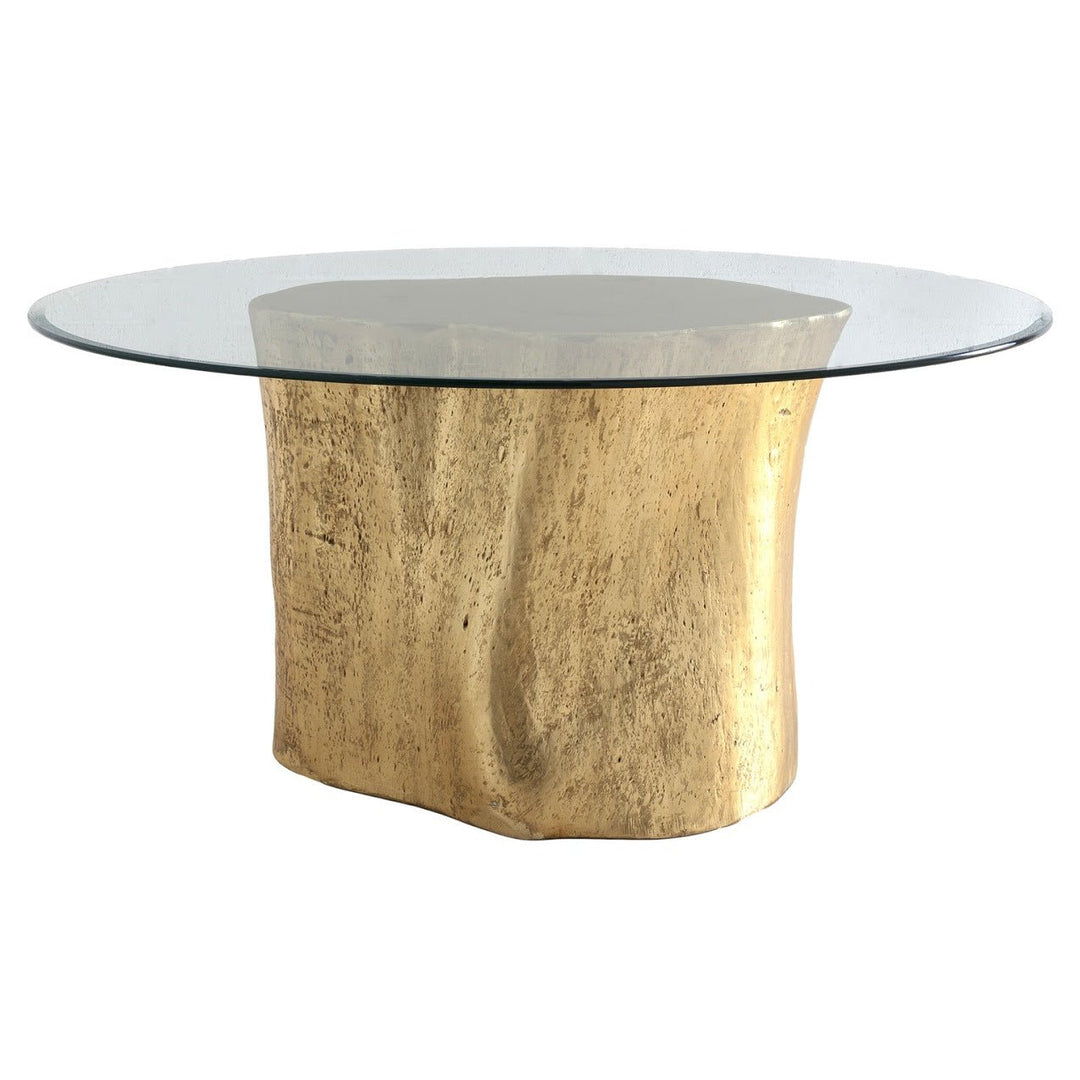 LOG GOLD 60" ROUND DINING TABLE