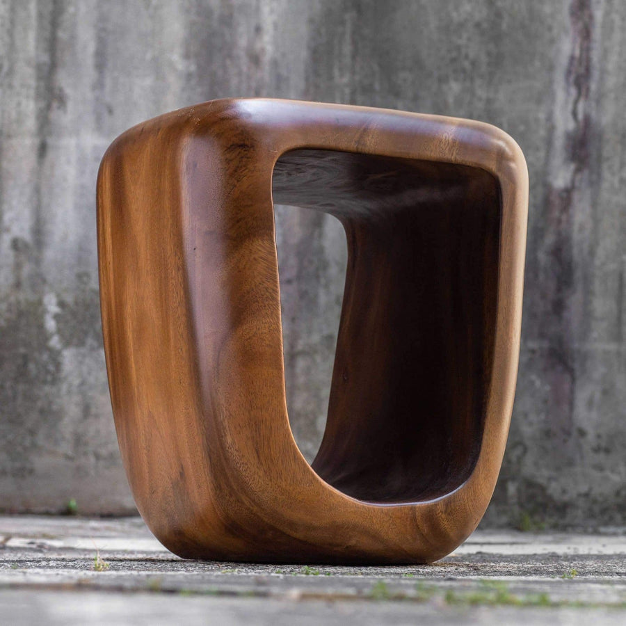 LOOPHOLE ACCENT STOOL