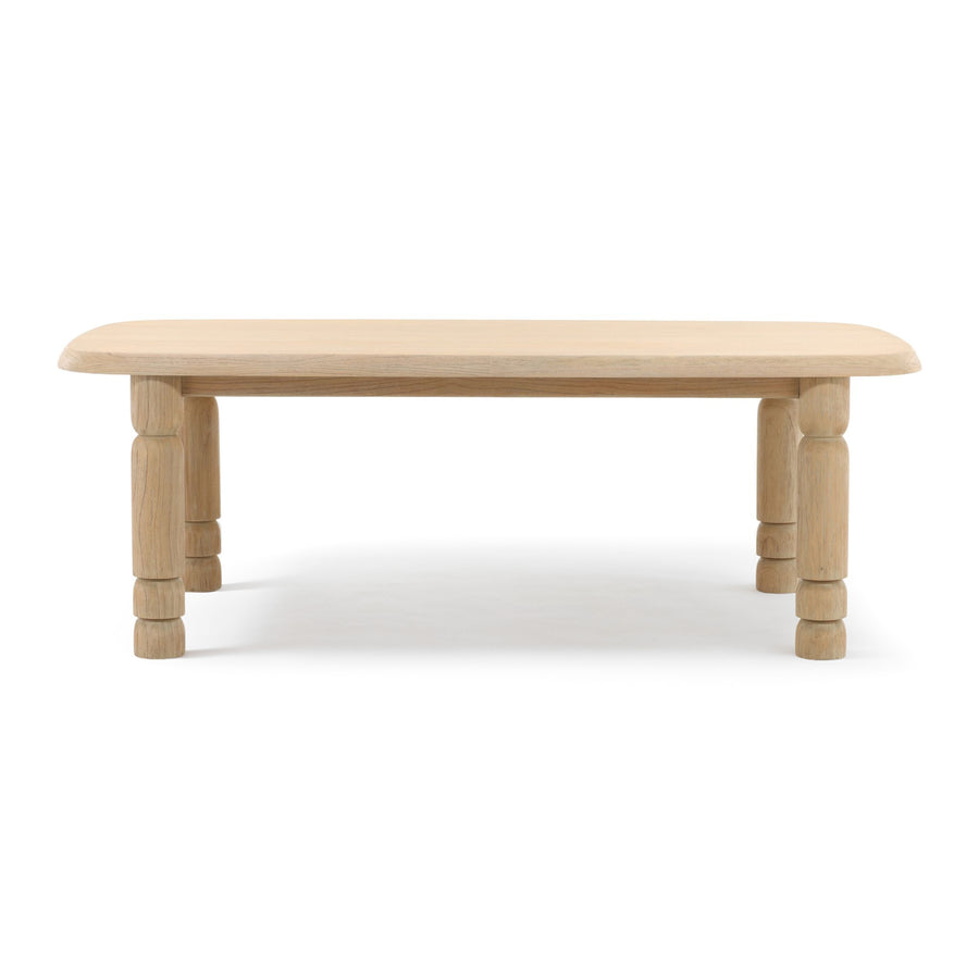 LOUISA LIGHT NATURAL WOOD DINING TABLE