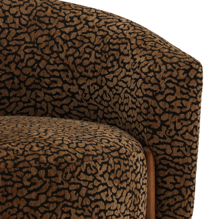 LOWEN UPHOLSTERED BARREL ARMCHAIR