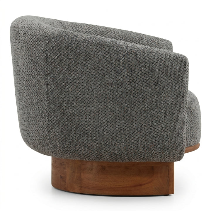 LOWEN UPHOLSTERED BARREL ARMCHAIR