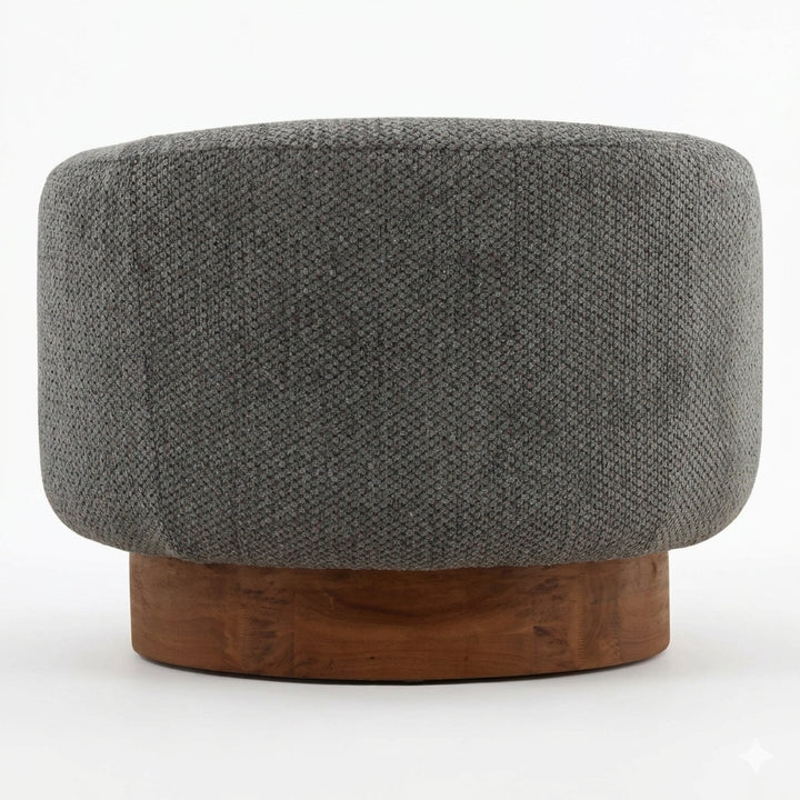 LOWEN UPHOLSTERED BARREL ARMCHAIR