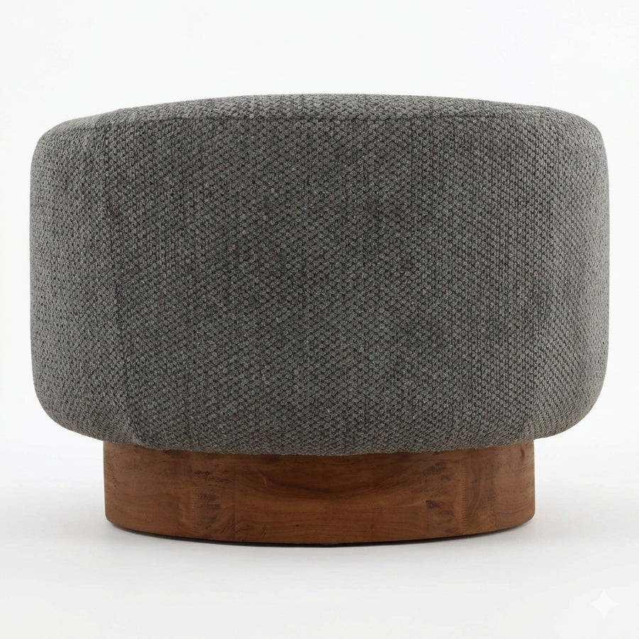LOWEN UPHOLSTERED BARREL ARMCHAIR