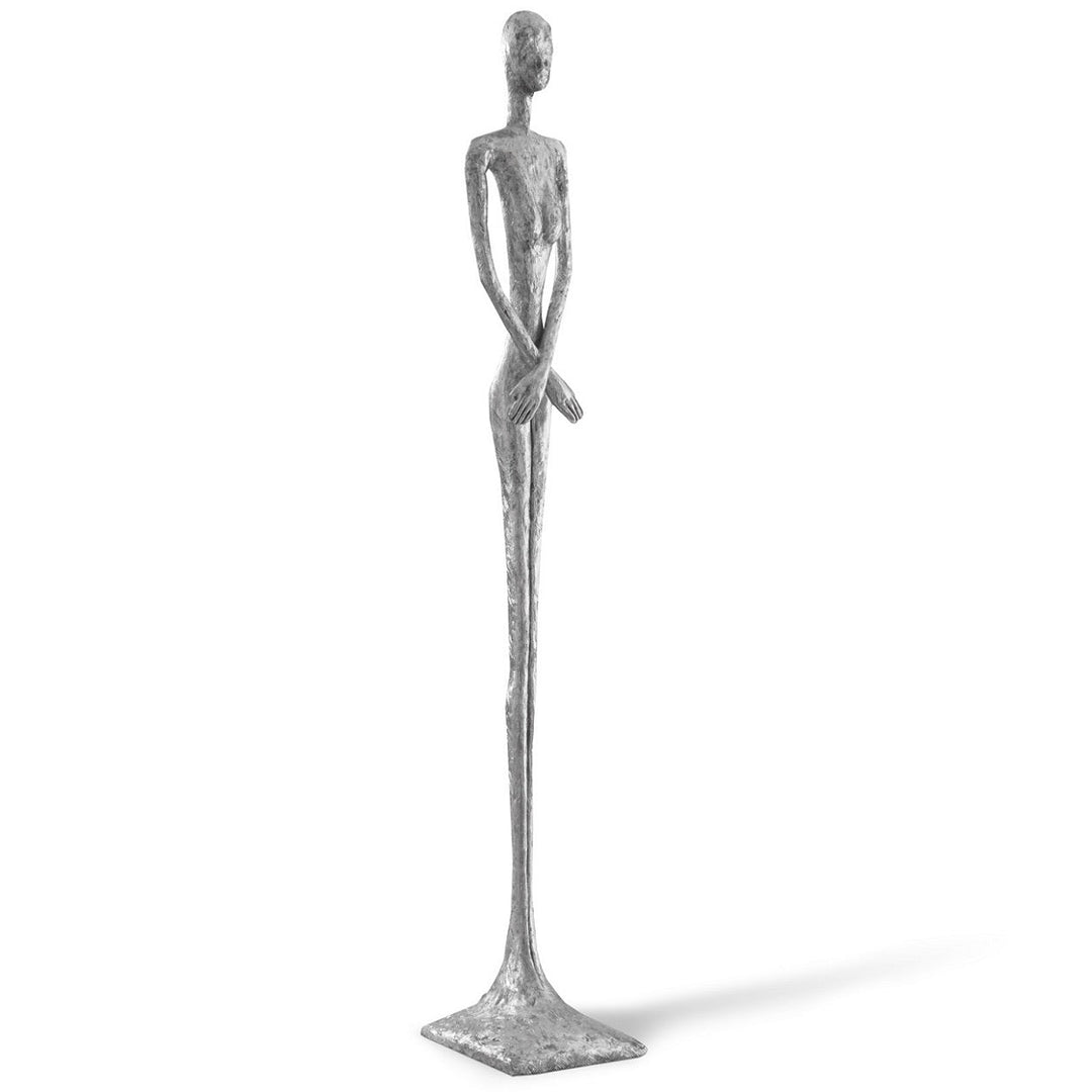 LOYD & LOTTIE FLOOR SCULPTURES: SILVER