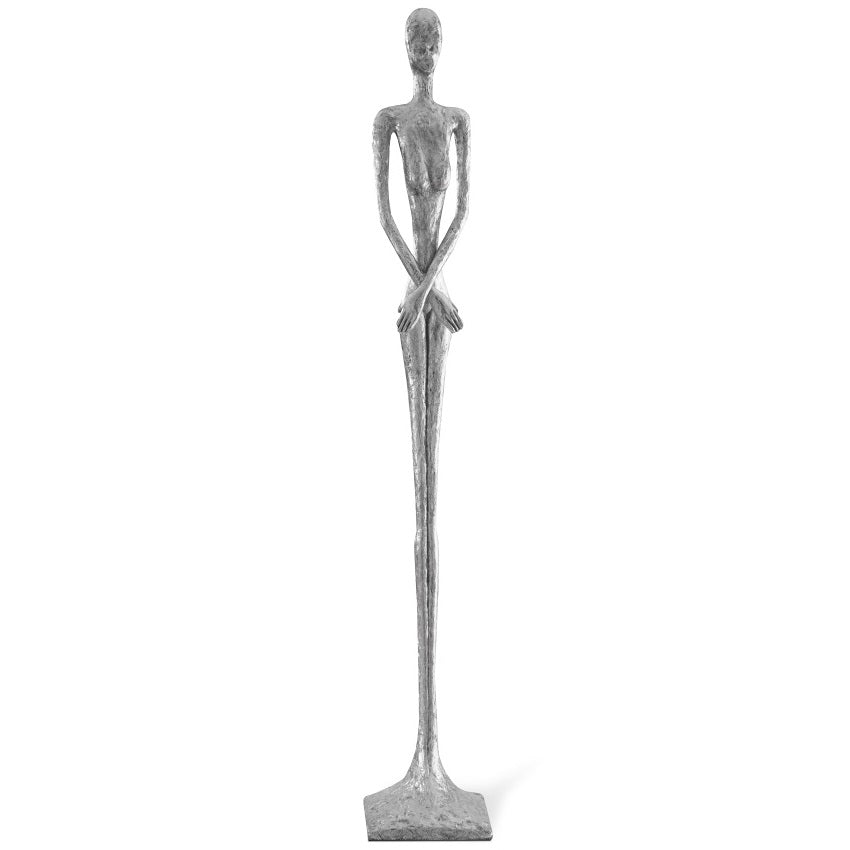 LOYD & LOTTIE FLOOR SCULPTURES: SILVER