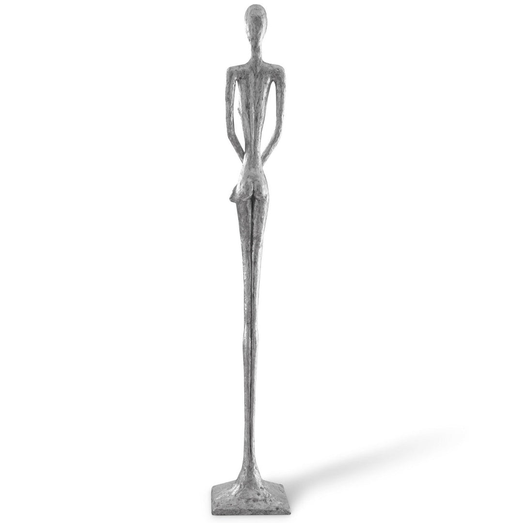 LOYD & LOTTIE FLOOR SCULPTURES: SILVER