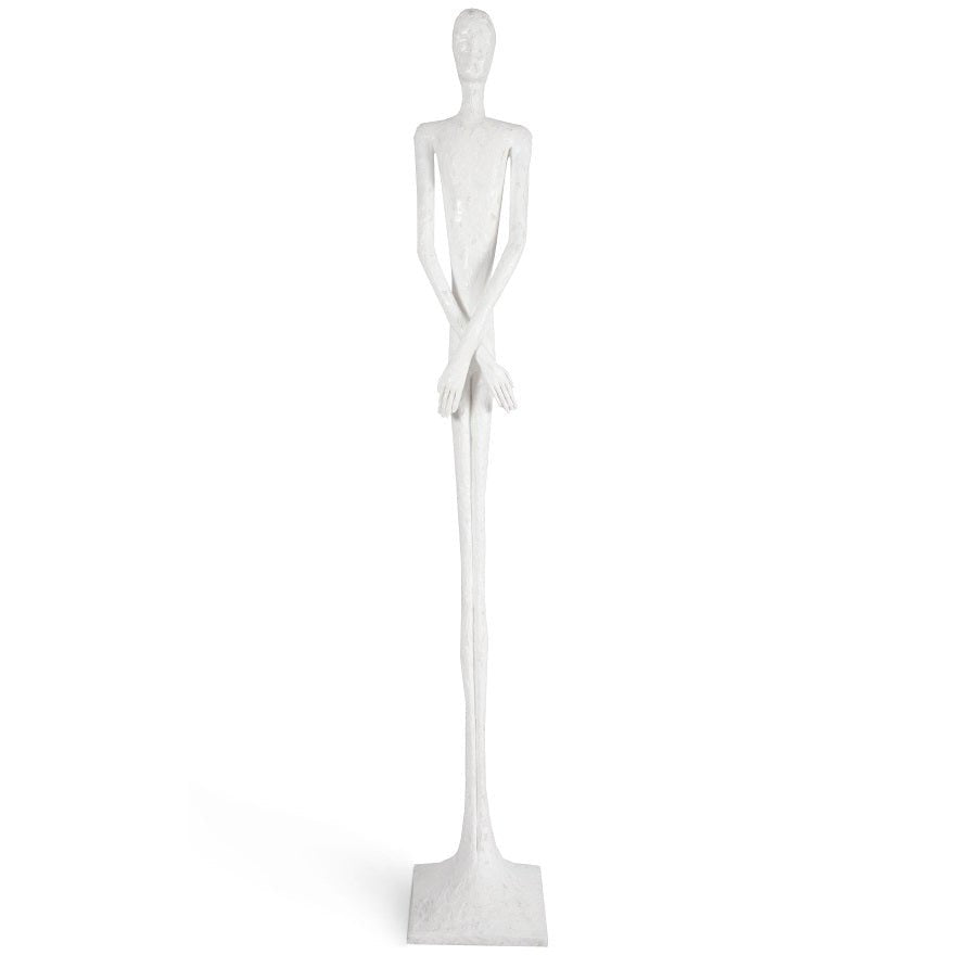 LOYD & LOTTIE GEL COAT WHITE FLOOR SCULPTURES