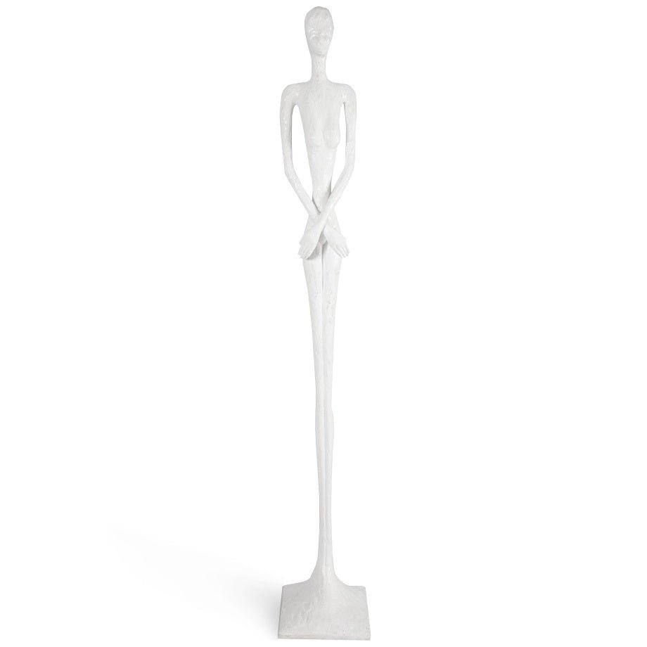 LOYD & LOTTIE GEL COAT WHITE FLOOR SCULPTURES