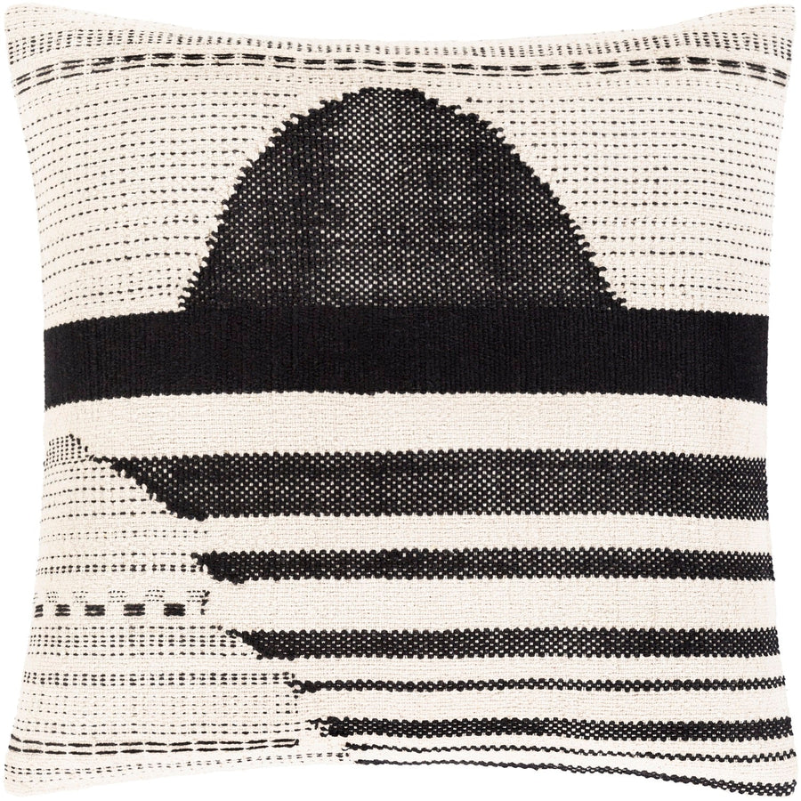 LUNA BLACK + NATURAL ACCENT PILLOW