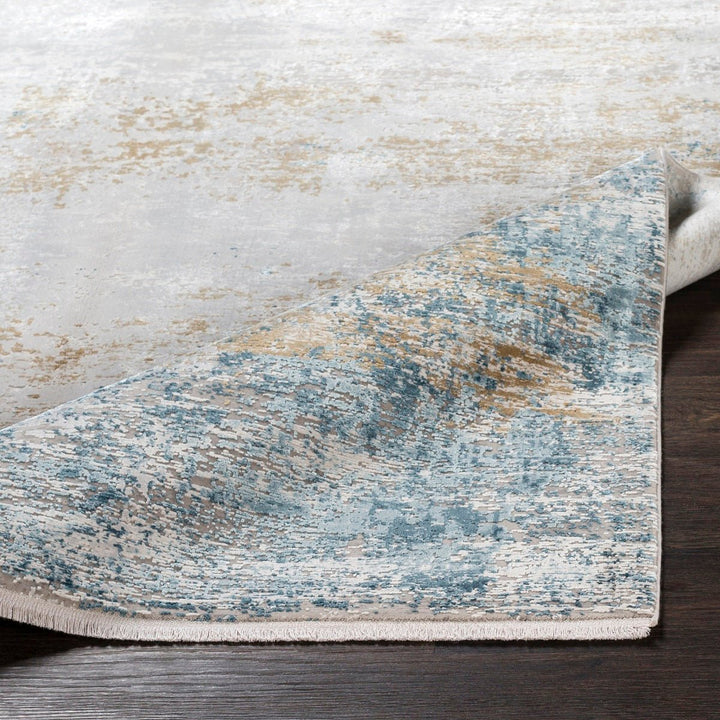 LUNA INK + GOLD TEXTURED VISCOSE RUG