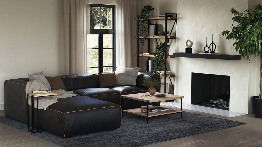 LUXE DREAM MODULAR SECTIONAL ANTIQUE BLACK