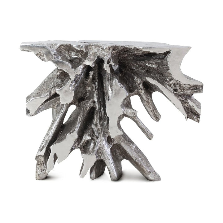 LUXE SILVER LEAF FREEFORM ROOT CONSOLE