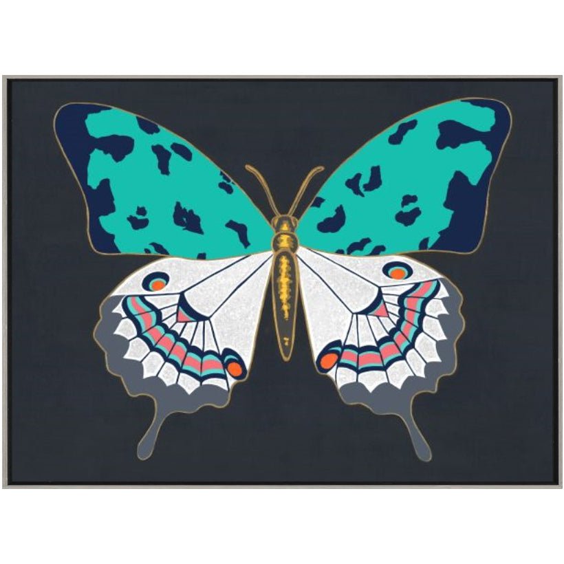 "LUXE BUTTERFLY III" CANVAS ART