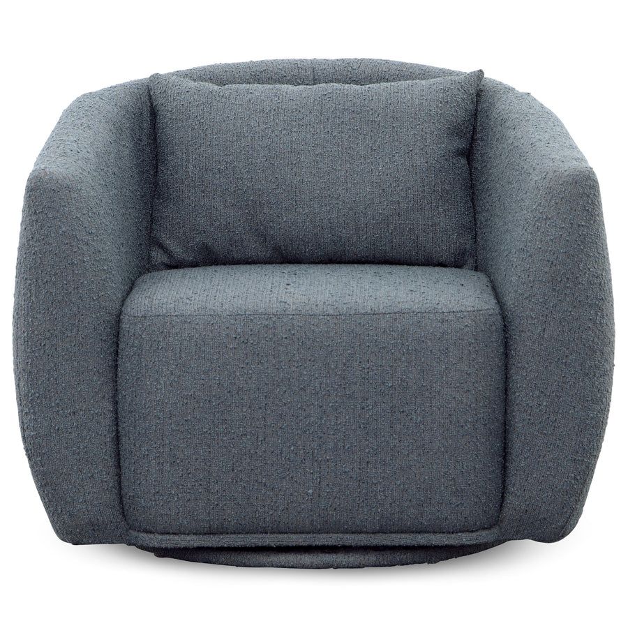 Slate Blue Swivel Chair