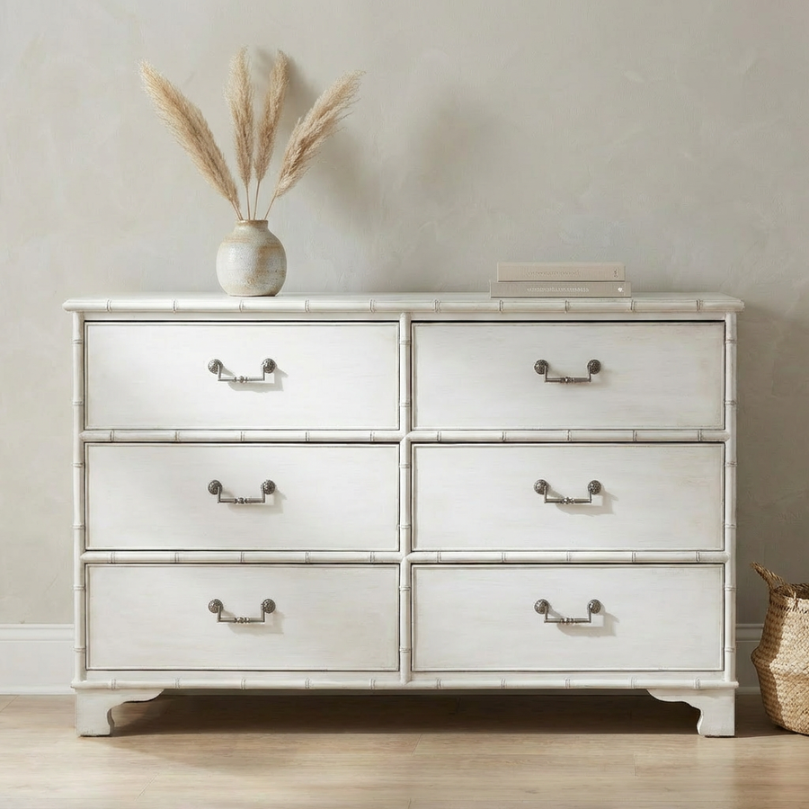CHARLESTON DRESSER: WHITE HERON
