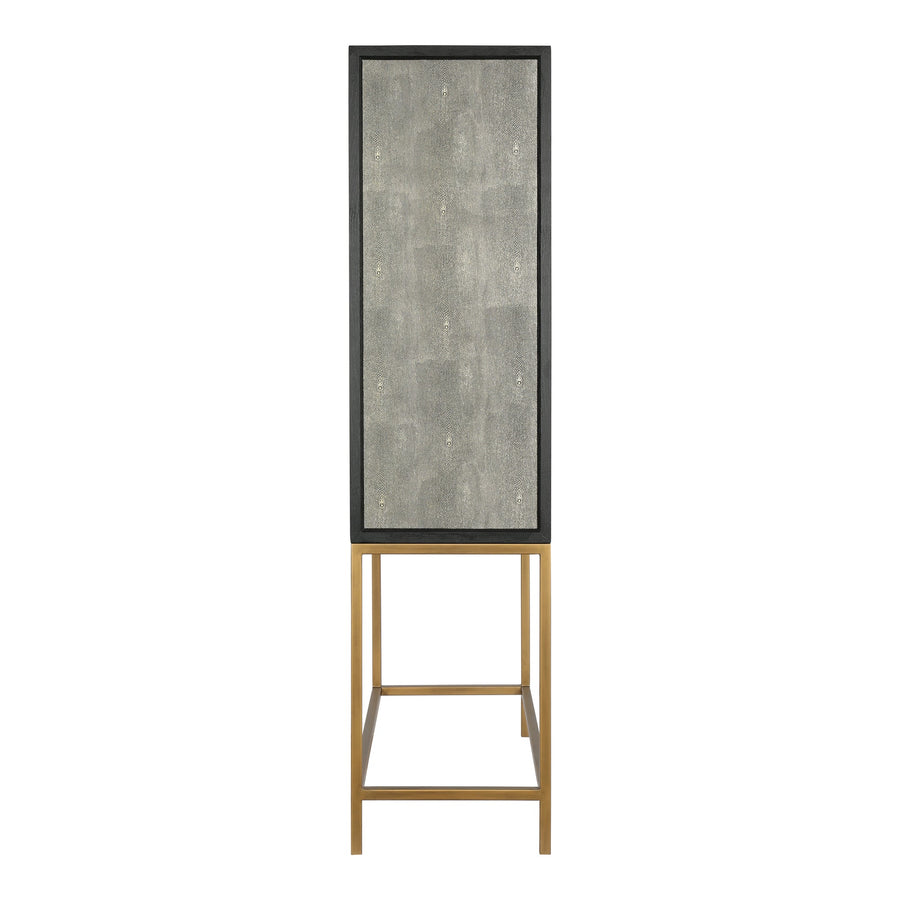 MAKO SHAGREEN TALL BAR CABINET