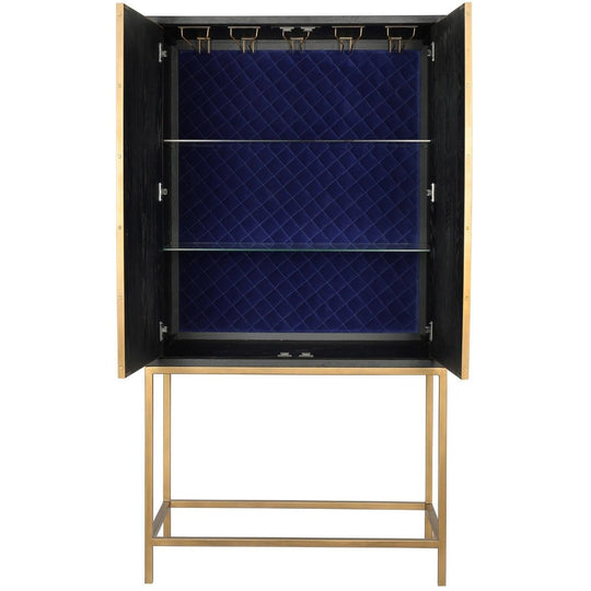 MAKO SHAGREEN TALL BAR CABINET