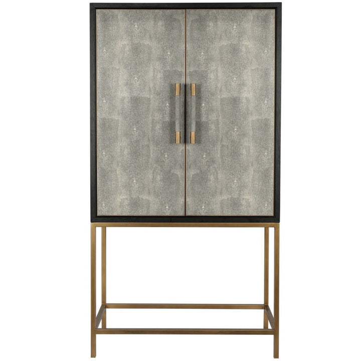 MAKO SHAGREEN TALL BAR CABINET