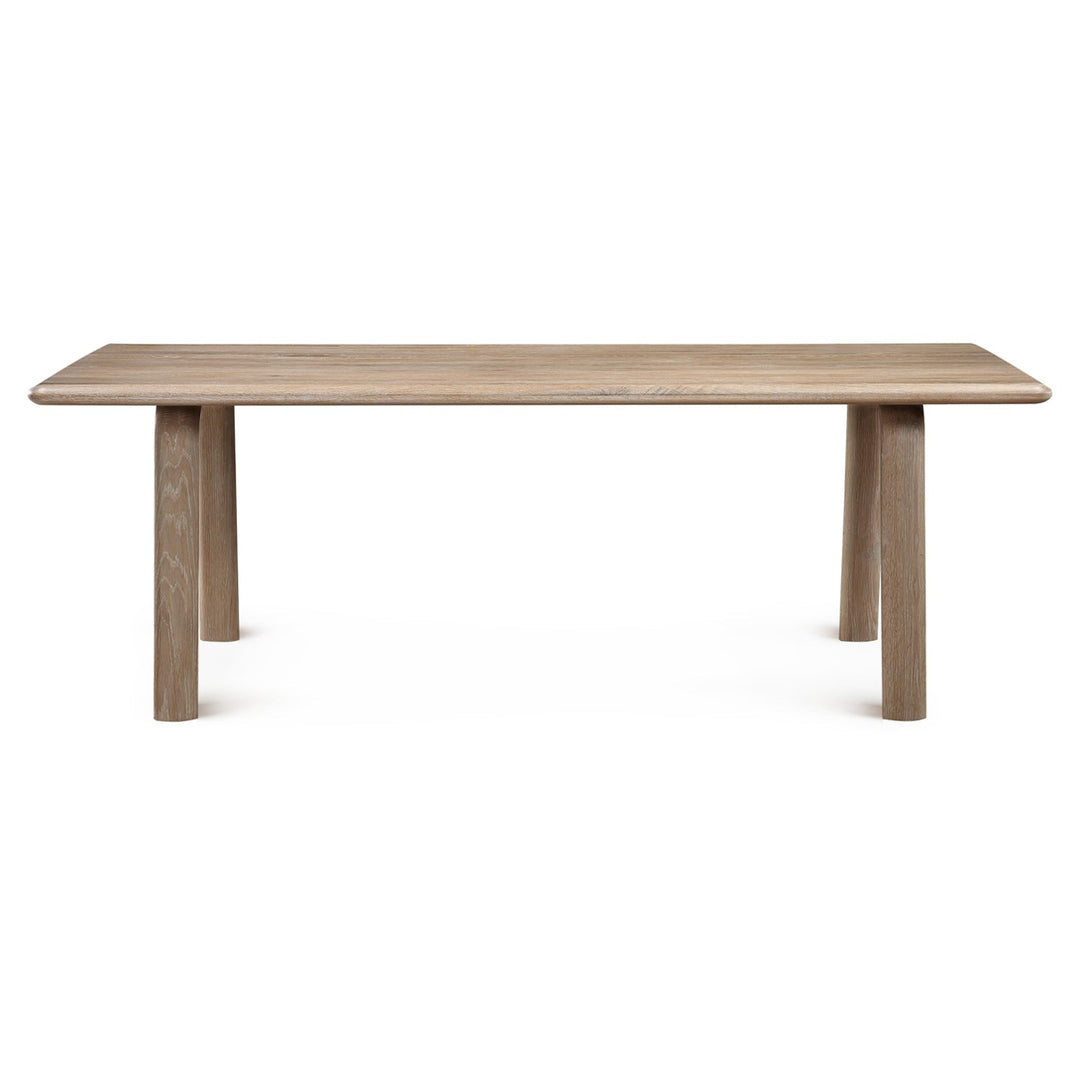 MALIBU WHITE OAK DINING TABLE0BeigeBC - 1046 - 18