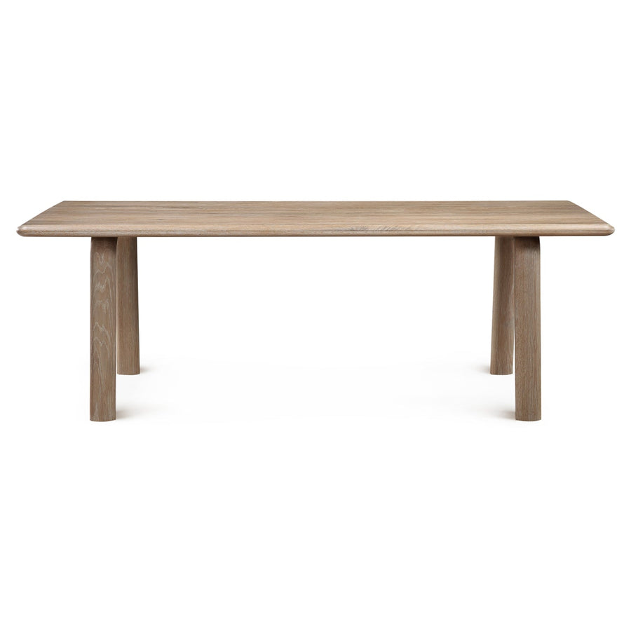 MALIBU WHITE OAK DINING TABLE0BeigeBC - 1046 - 18