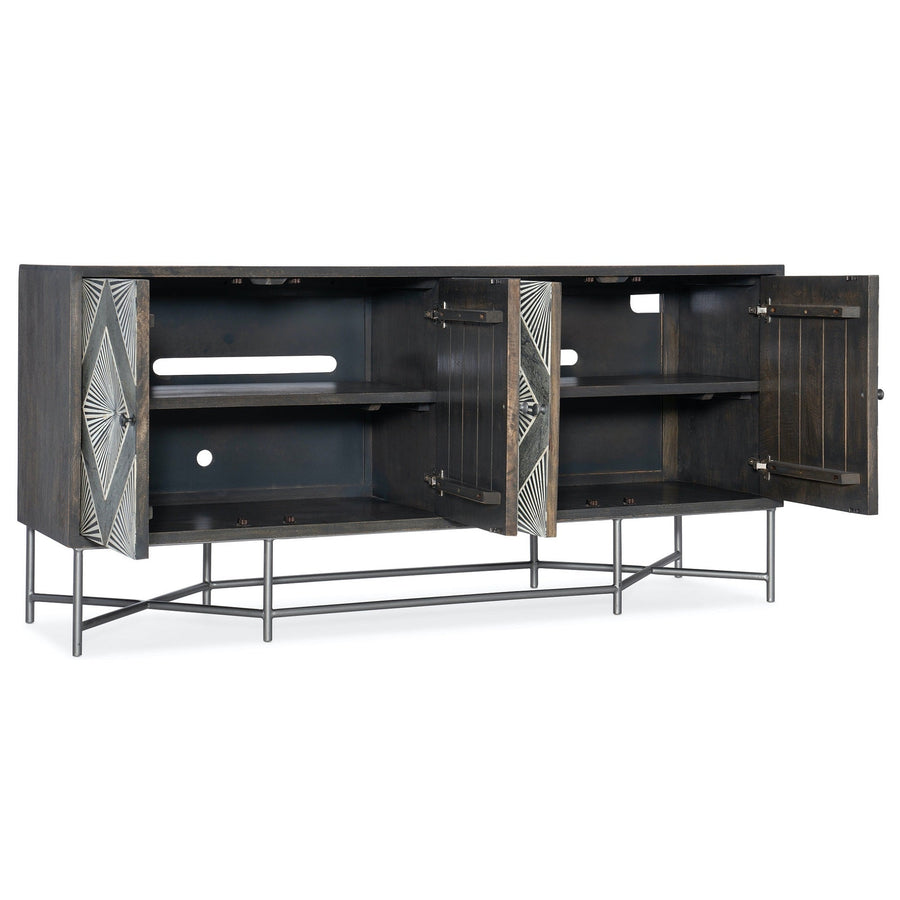 MALIN BONE INLAY MEDIA CONSOLE CREDENZA