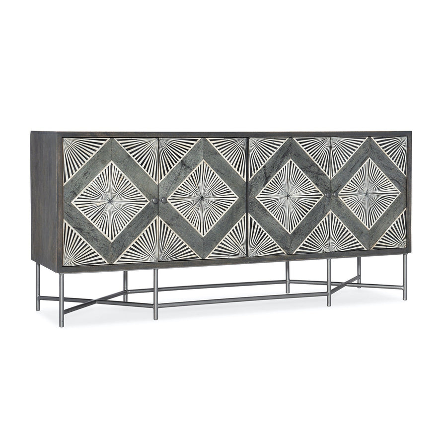 MALIN BONE INLAY MEDIA CONSOLE CREDENZA