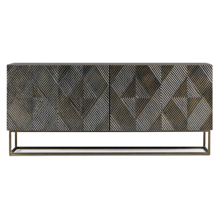 MARCELLUS 4 DOOR CONSOLE CREDENZA