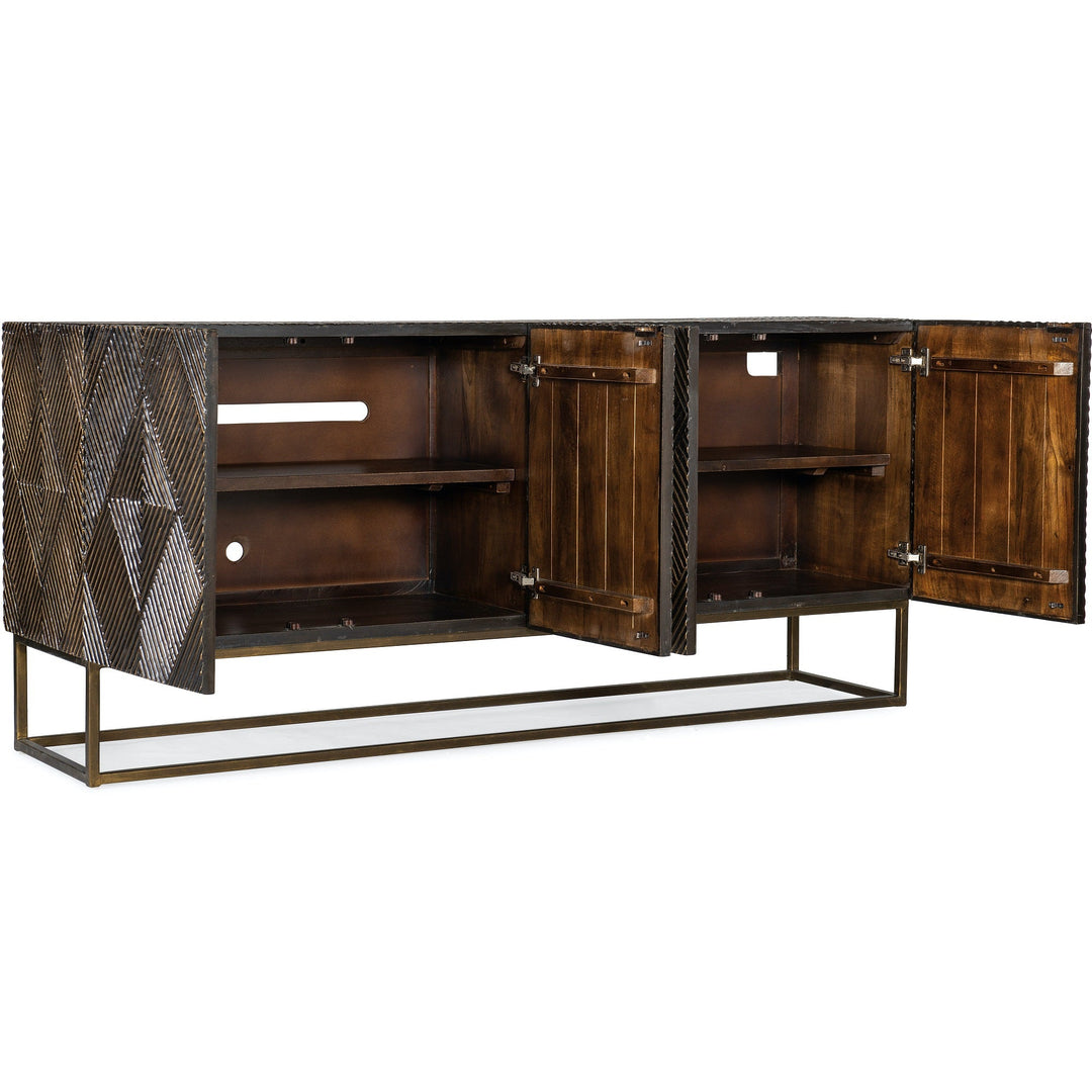 MARCELLUS 4 DOOR CONSOLE CREDENZA