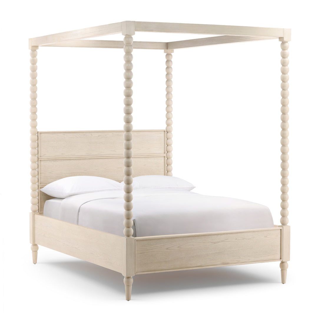 MARCIE BEADED WOOD POSTER BED