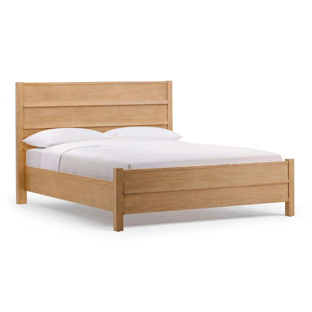 MARGAUX NATURAL OAK PANEL BED