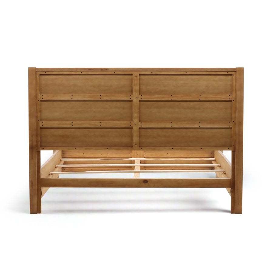 MARGAUX NATURAL OAK PANEL BED