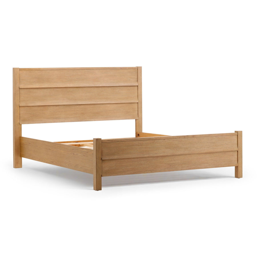 MARGAUX NATURAL OAK PANEL BED