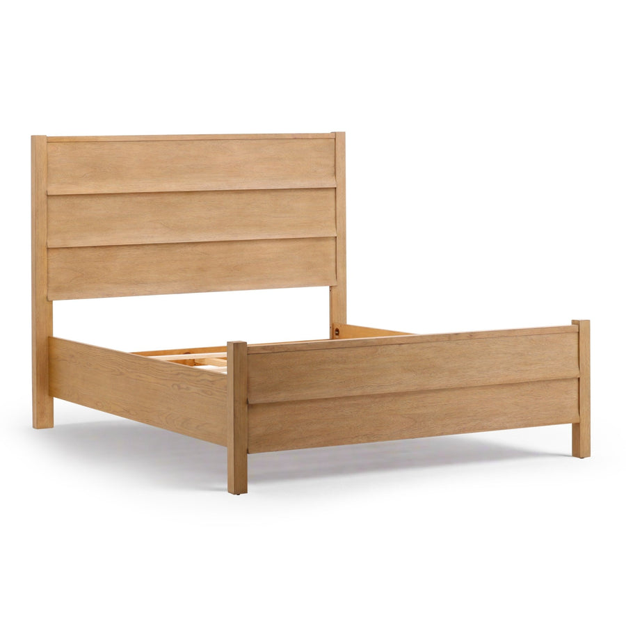 MARGAUX NATURAL OAK PANEL BED