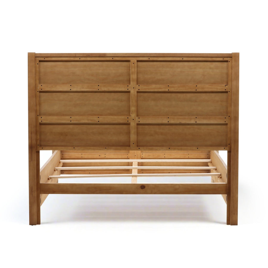 MARGAUX NATURAL OAK PANEL BED