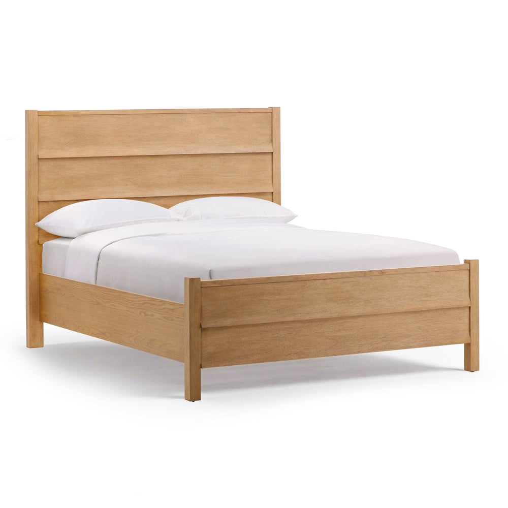 MARGAUX NATURAL OAK PANEL BED