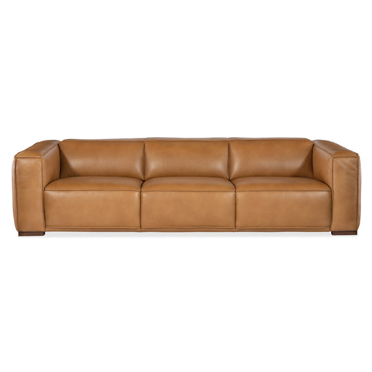 MARIA ZEN CARAMEL LEATHER 3 - SEAT SOFA